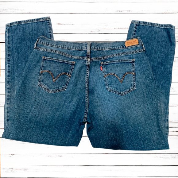 Levi's 505 Straight Leg Jeans Women's Size 16S Denim Classic - Picture 4 of 13